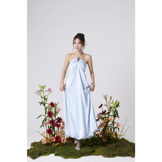 Quiero Halter Maxi Dress