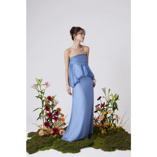 Milfoe Chiffon Long Dress