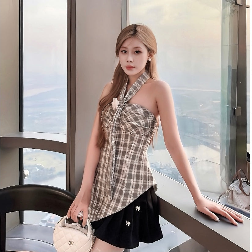 Cara Meli Tweed Top