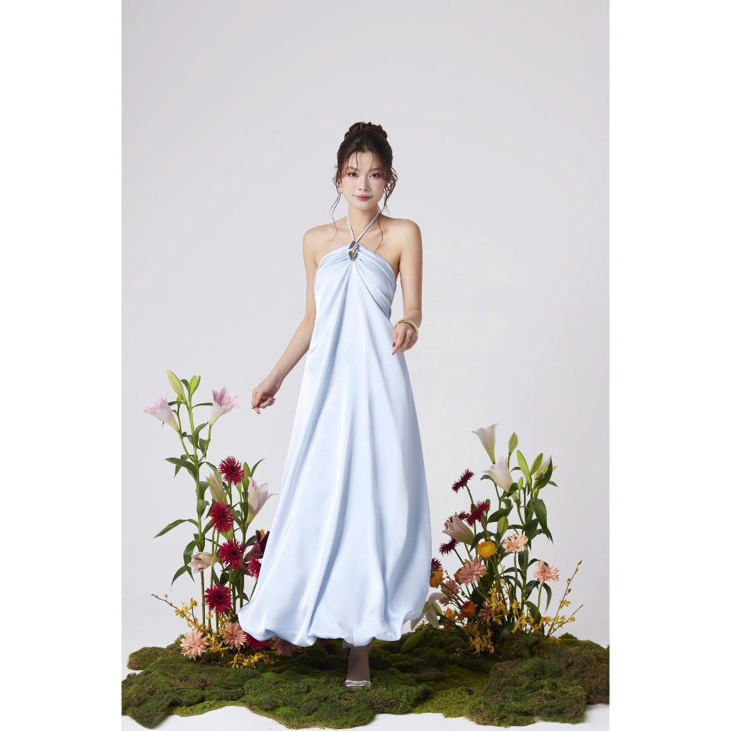 Quiero Halter Maxi Dress