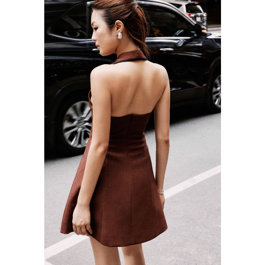 Justyne V-Neck A-Line Min