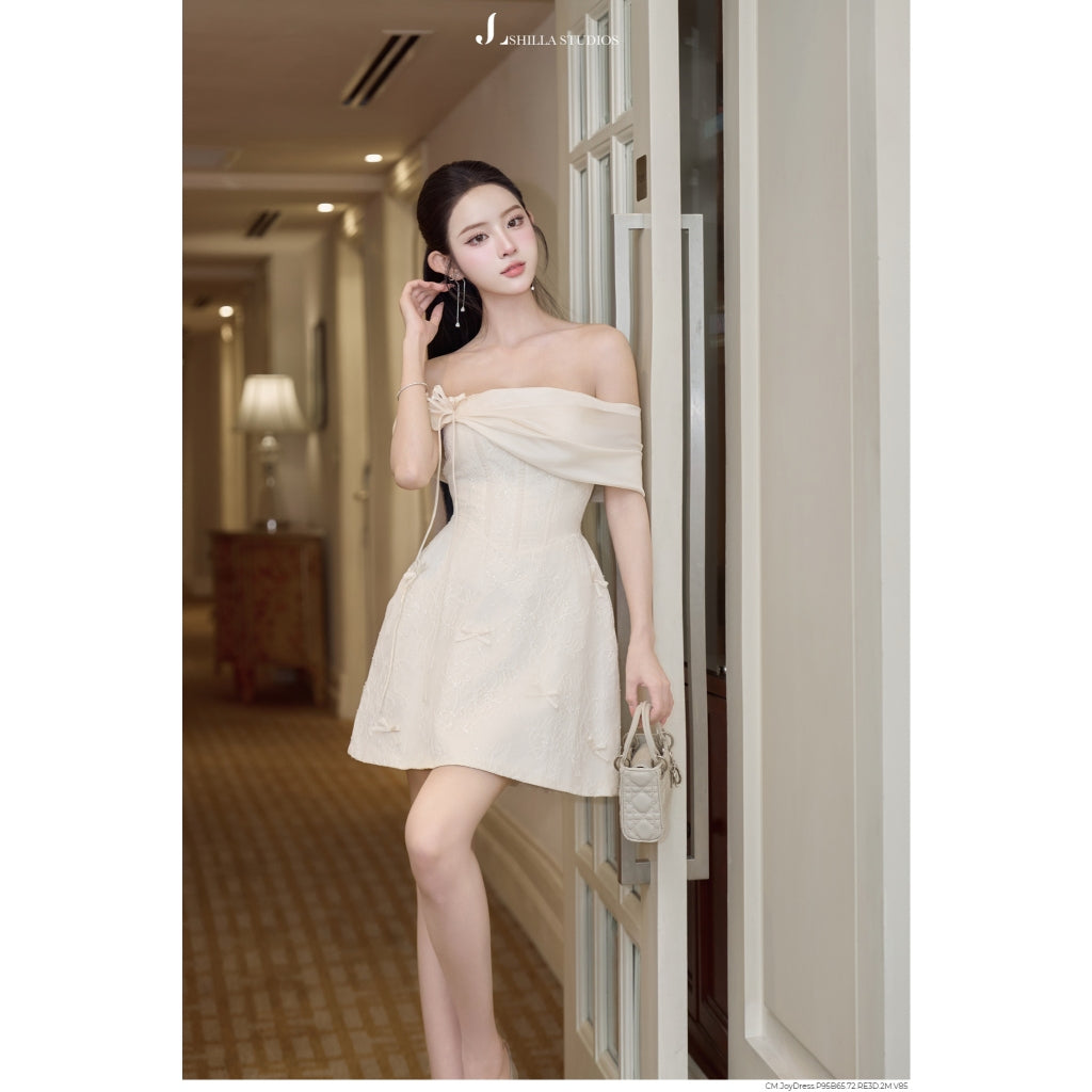 Joy Off-Shoulder Lace Dress