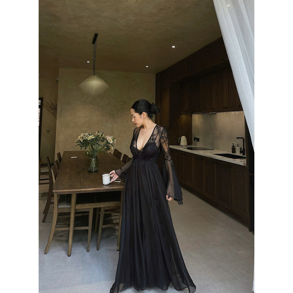 Phoebe Silk Lace Nightdress