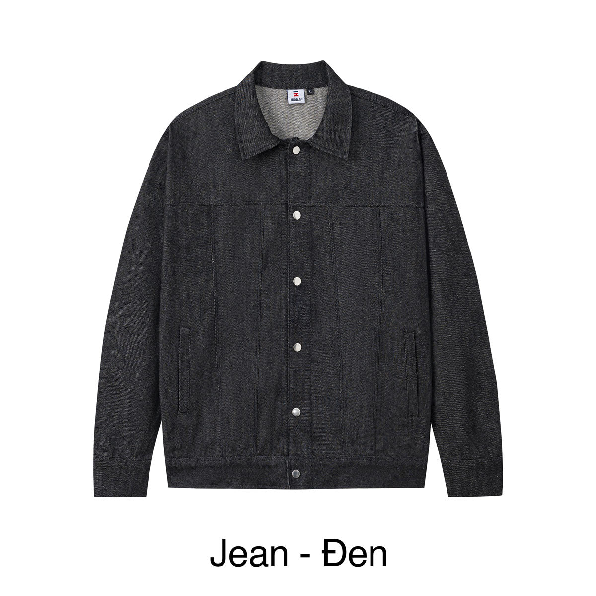 HIDDLE Men’s Classic Premium Denim Jacket