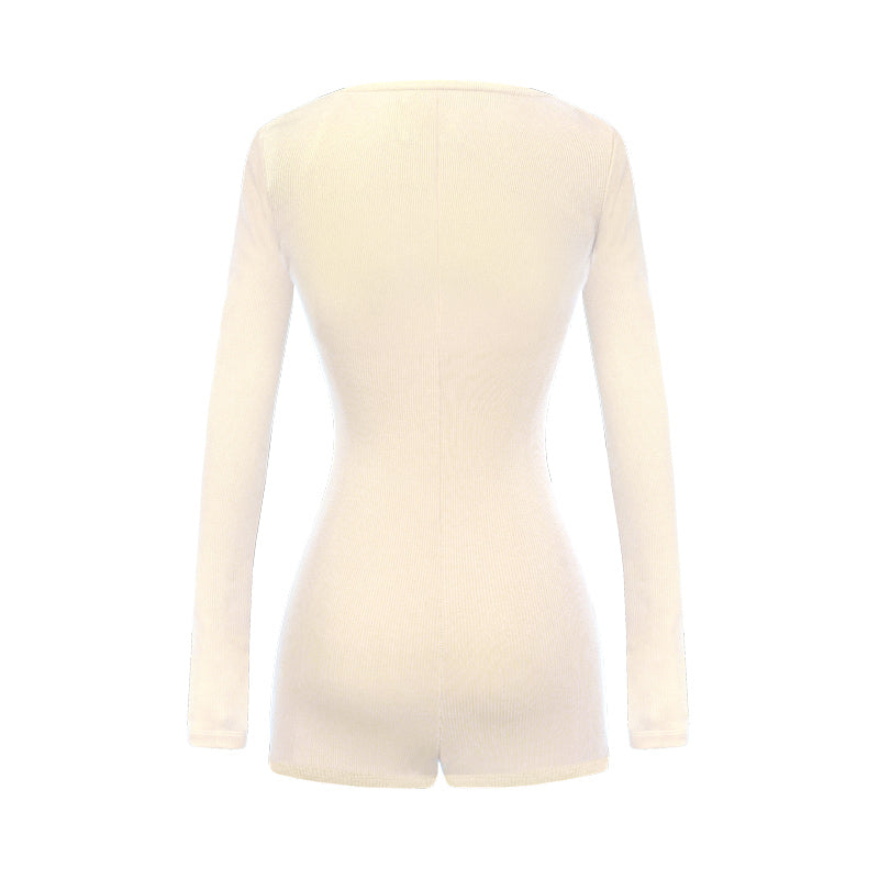 White long-sleeve top on a white background