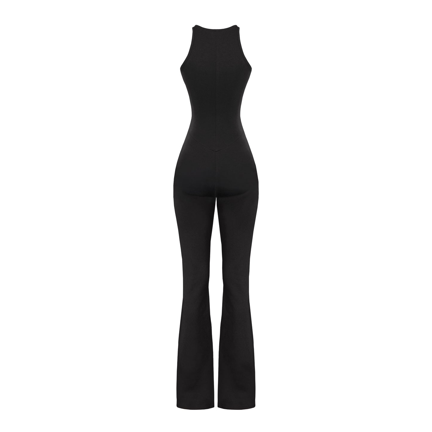 Black bodysuit on a white background