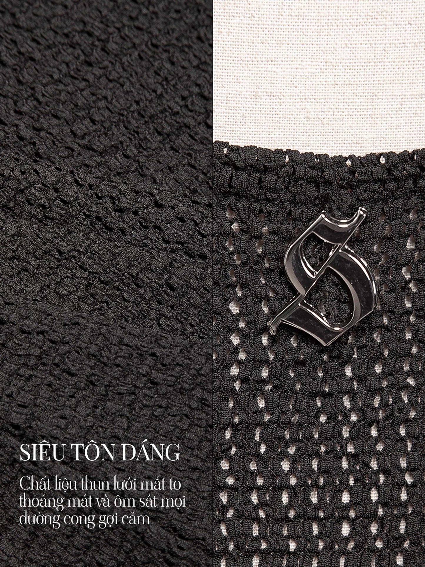 SISTERS - Mesh Long Sleeve Top