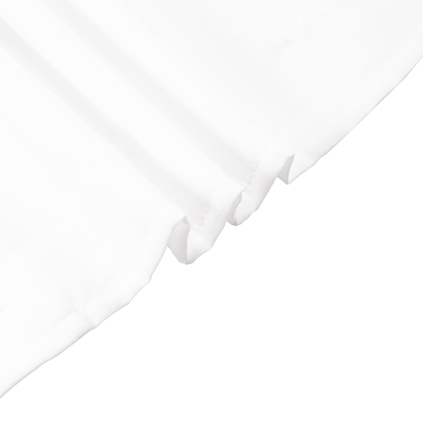 White fabric texture on a white background