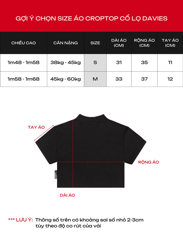 DSS High Neck Croptop Original Tee