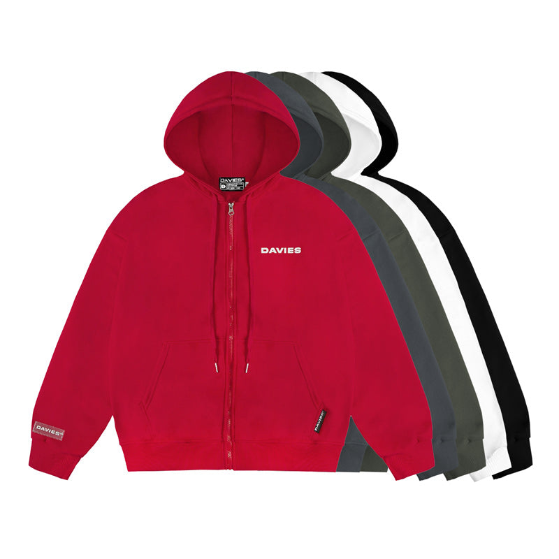 D Basic Hoodie Zip