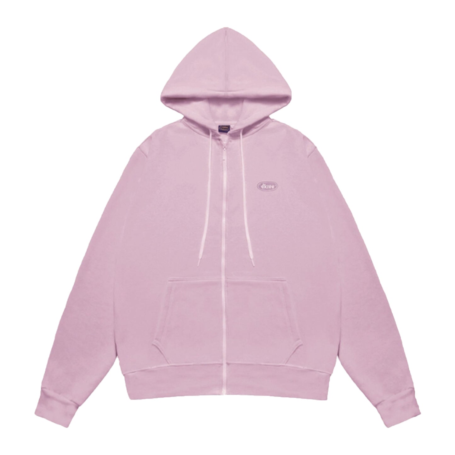 Pink hoodie on a white background
