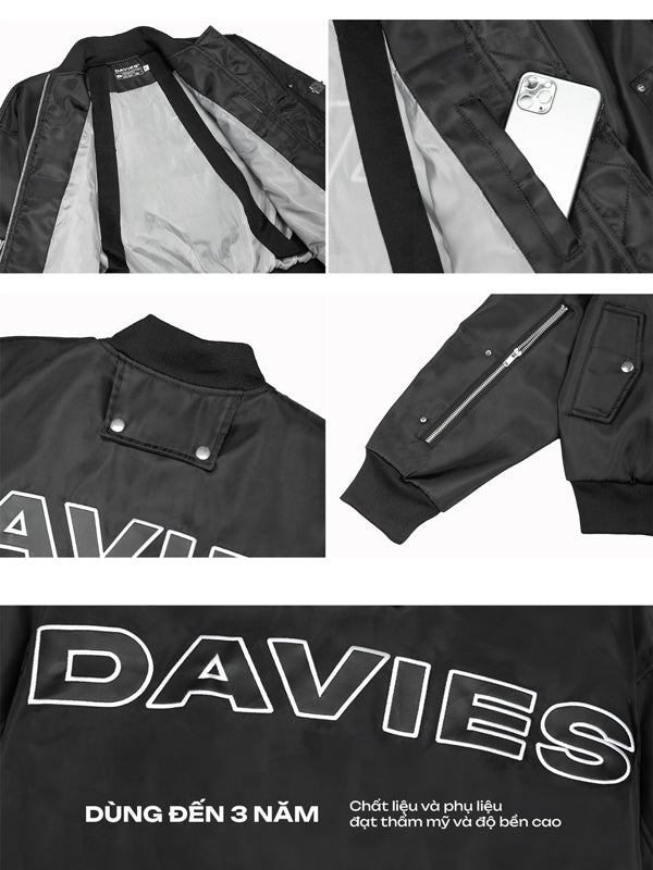 Metallic Bomber Jacket