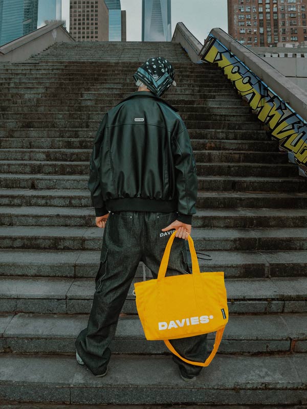Double Box Bomber Jacket