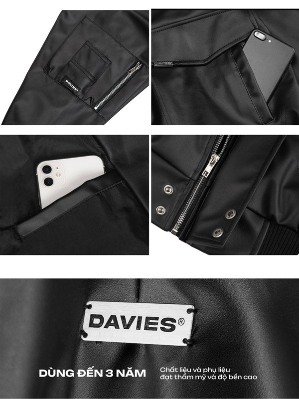 Double Box Bomber Jacket