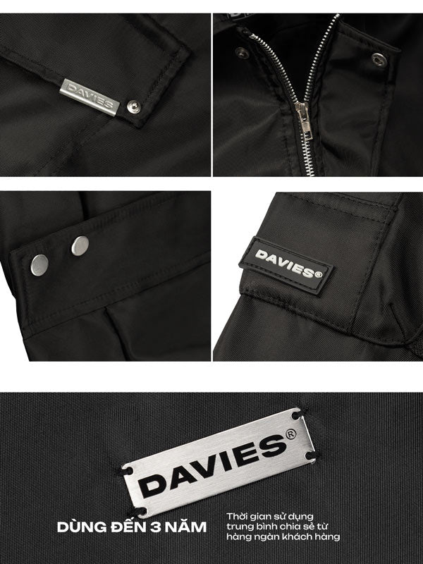 Double Box Bomber Jacket