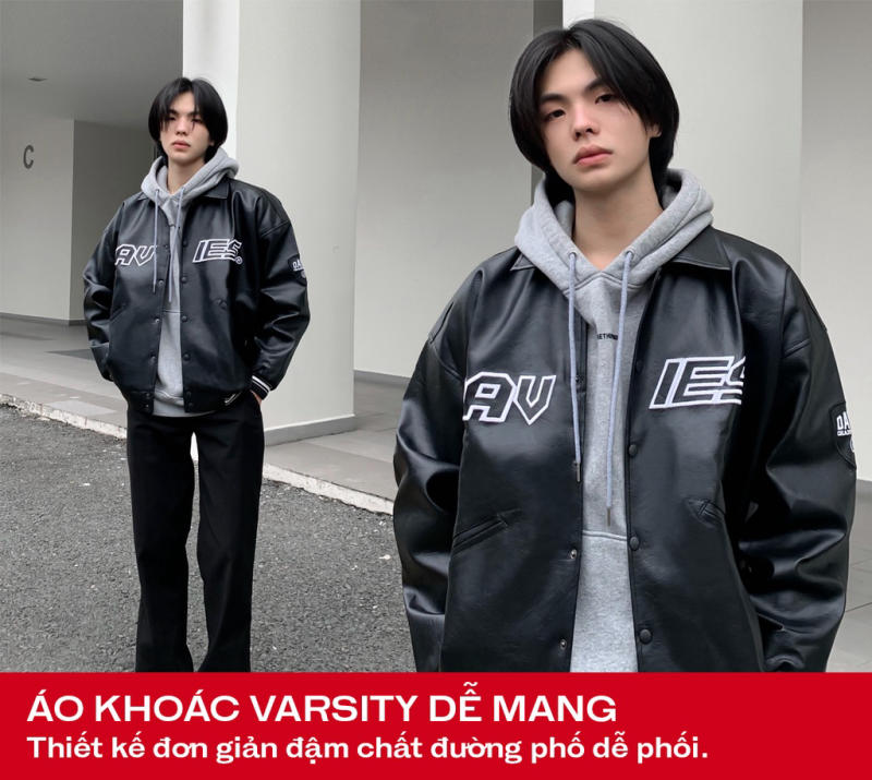 Varsity Leather Jacket
