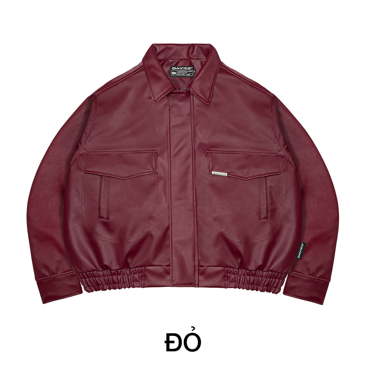 Leather Classy Bomber Jacket