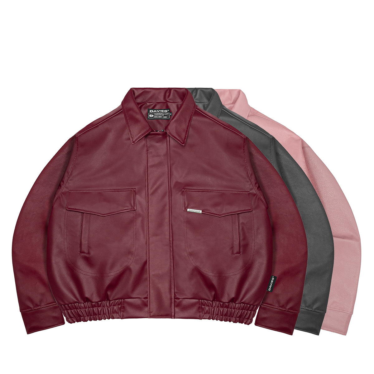 Leather Classy Bomber Jacket