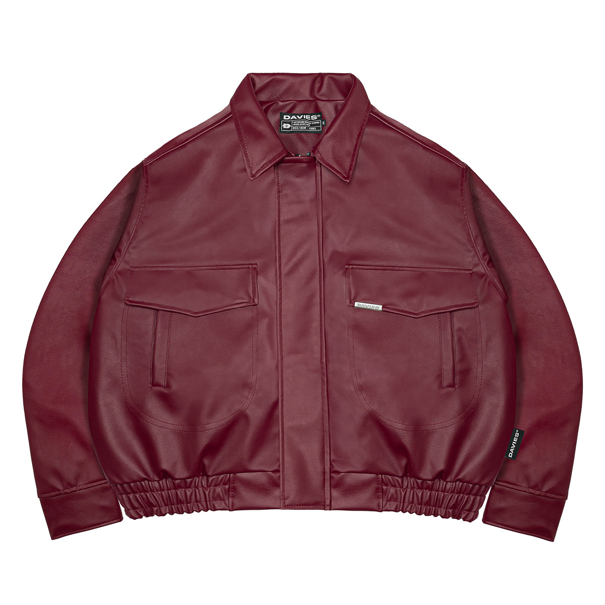 Leather Classy Bomber Jacket