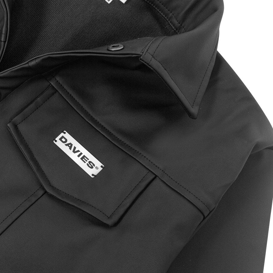 Cropped Leather Jacket