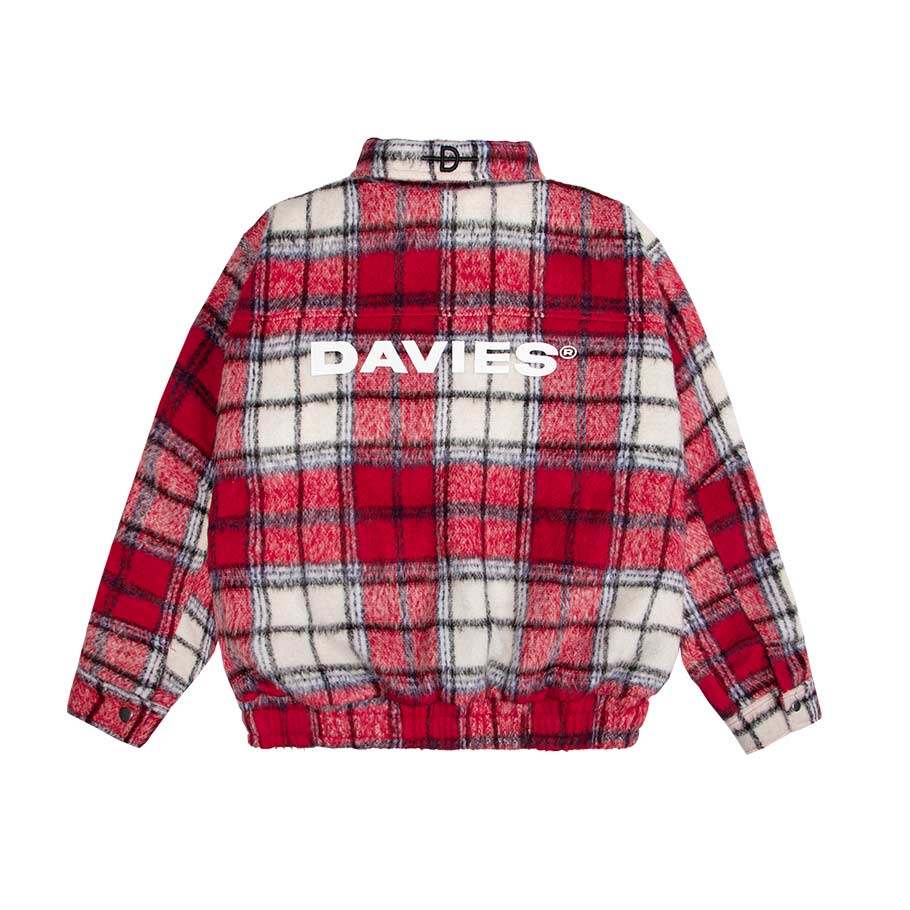 Flannel Double Zip Boxy Jacket