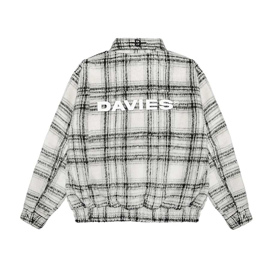 Flannel Double Zip Boxy Jacket