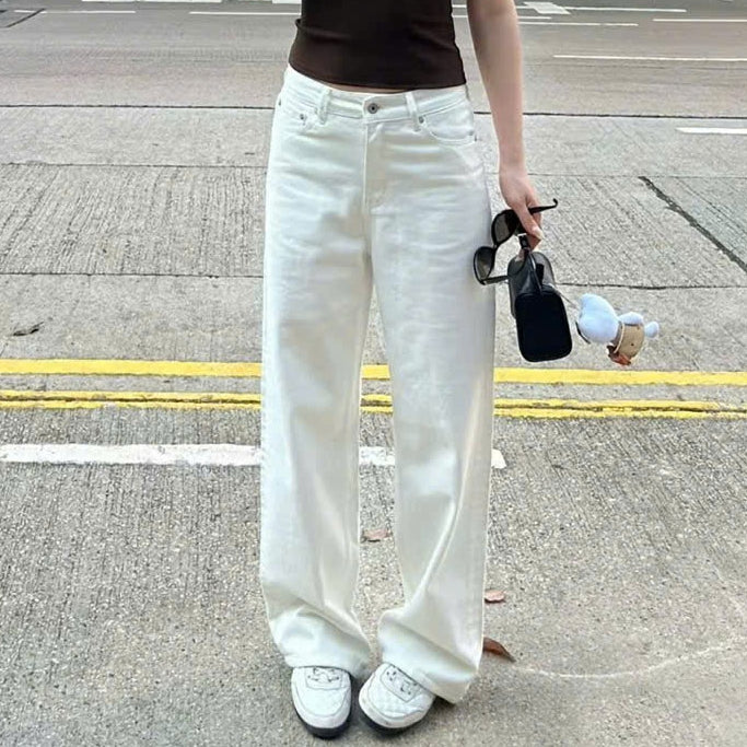 High-Waist Wide Jeans