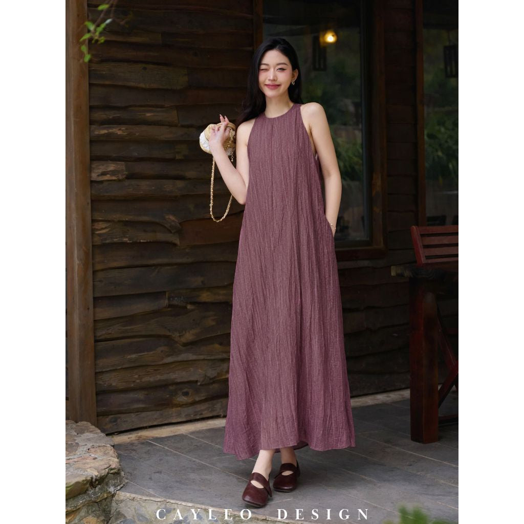 Linen Comfort Maxi Dress