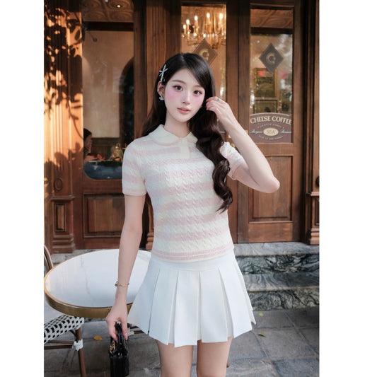 Pastel Collar Knit