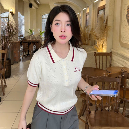 Diamond Knit Polo