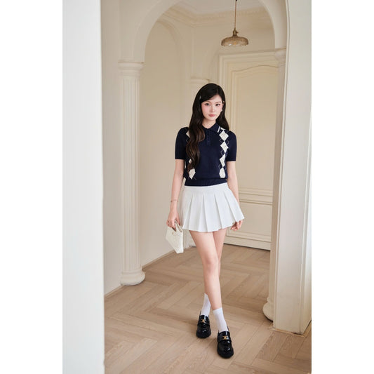 Diamond Polo Knit