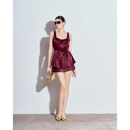 Rime Pleat Top