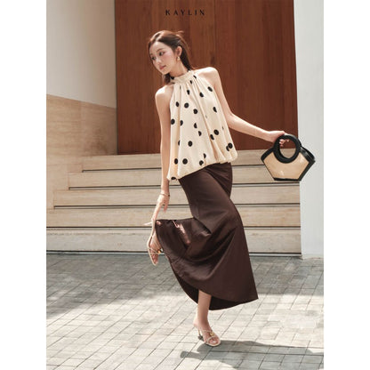 Noir Midi Skirt