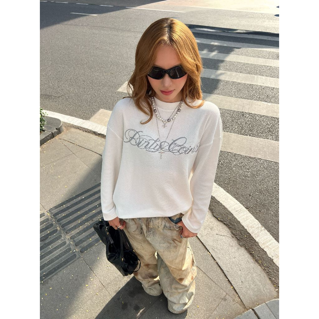 Waffle Script Shirt