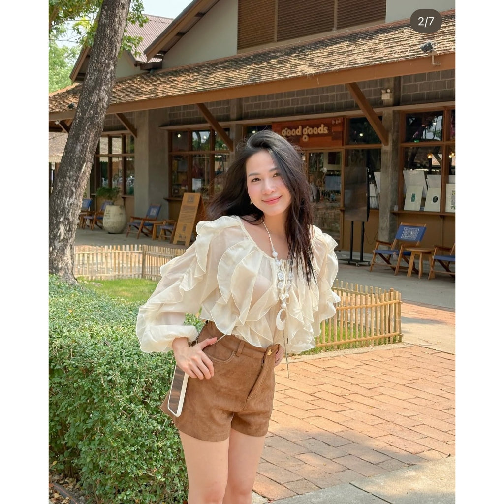 Amelie Silk Top