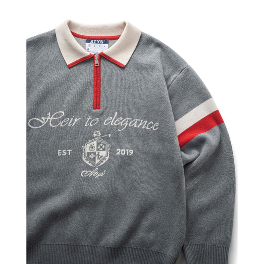 Legacy Polo Knit Sweater