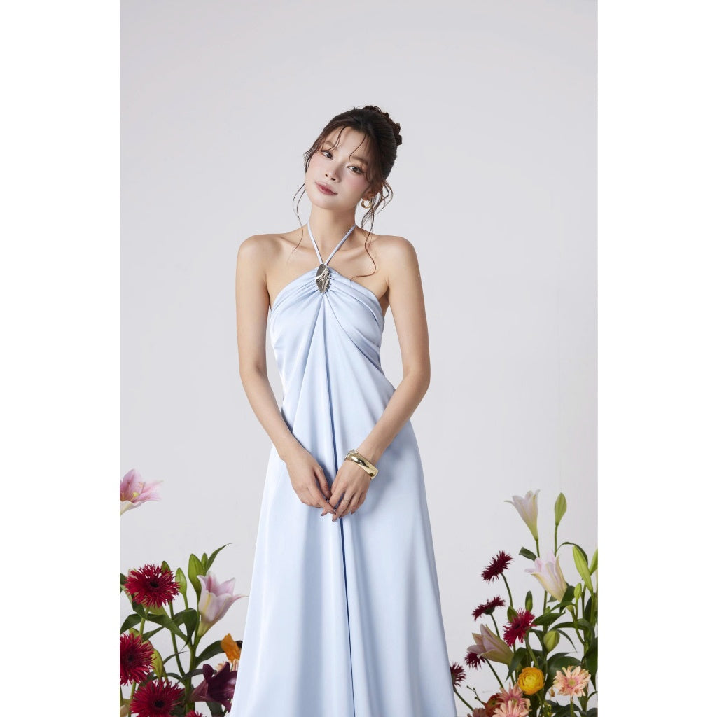 Quiero Halter Maxi Dress