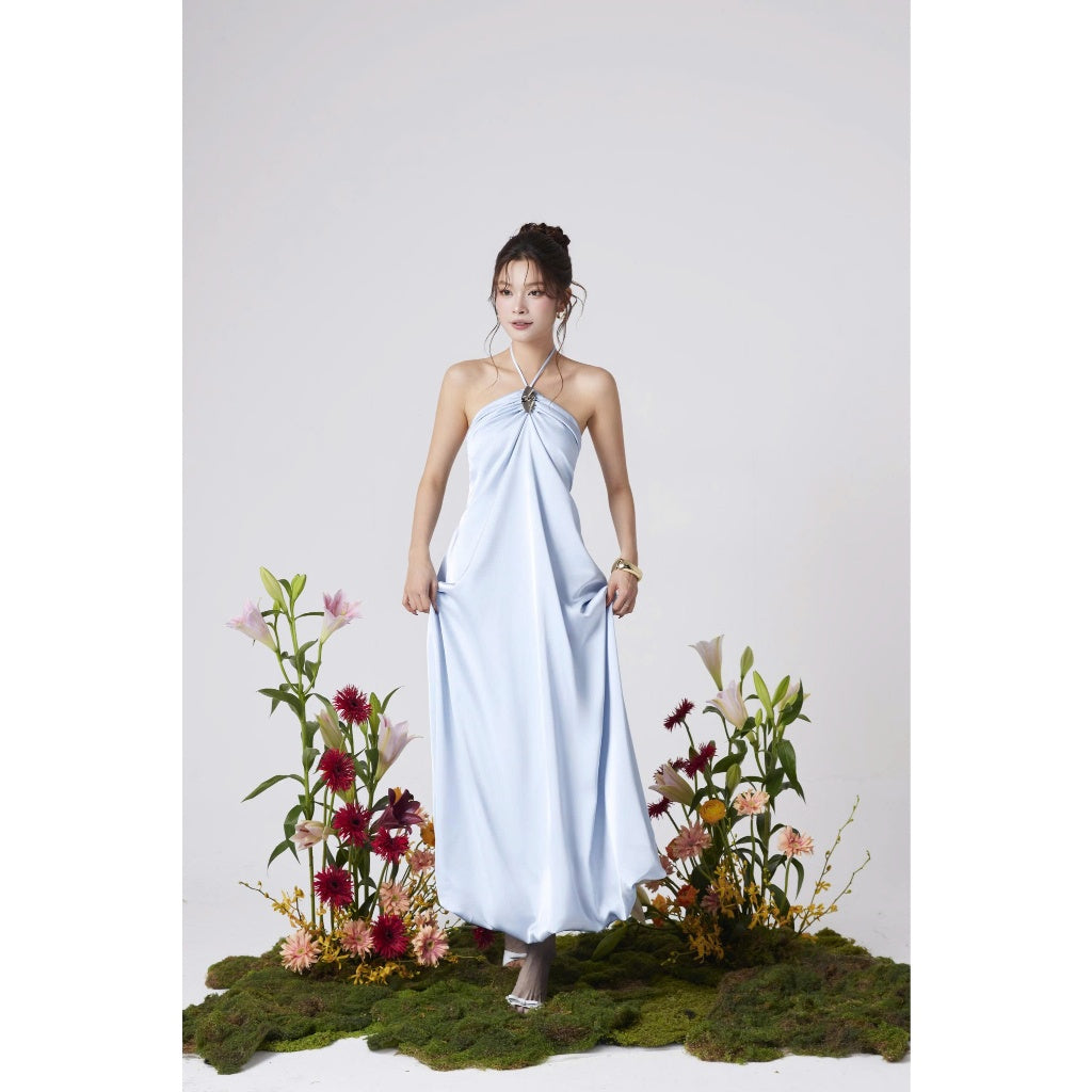 Quiero Halter Maxi Dress