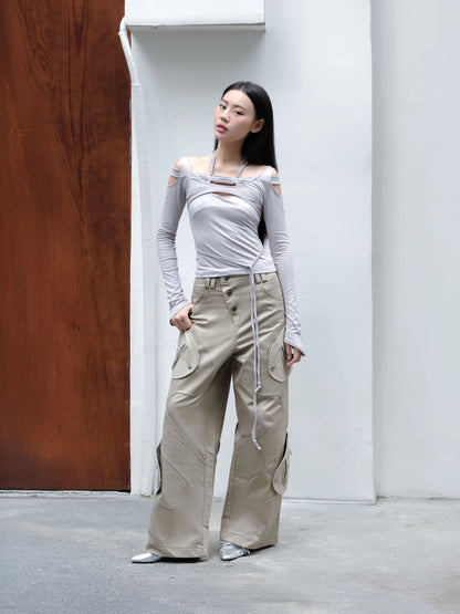 PAISLEY PANTS (BEIGE)