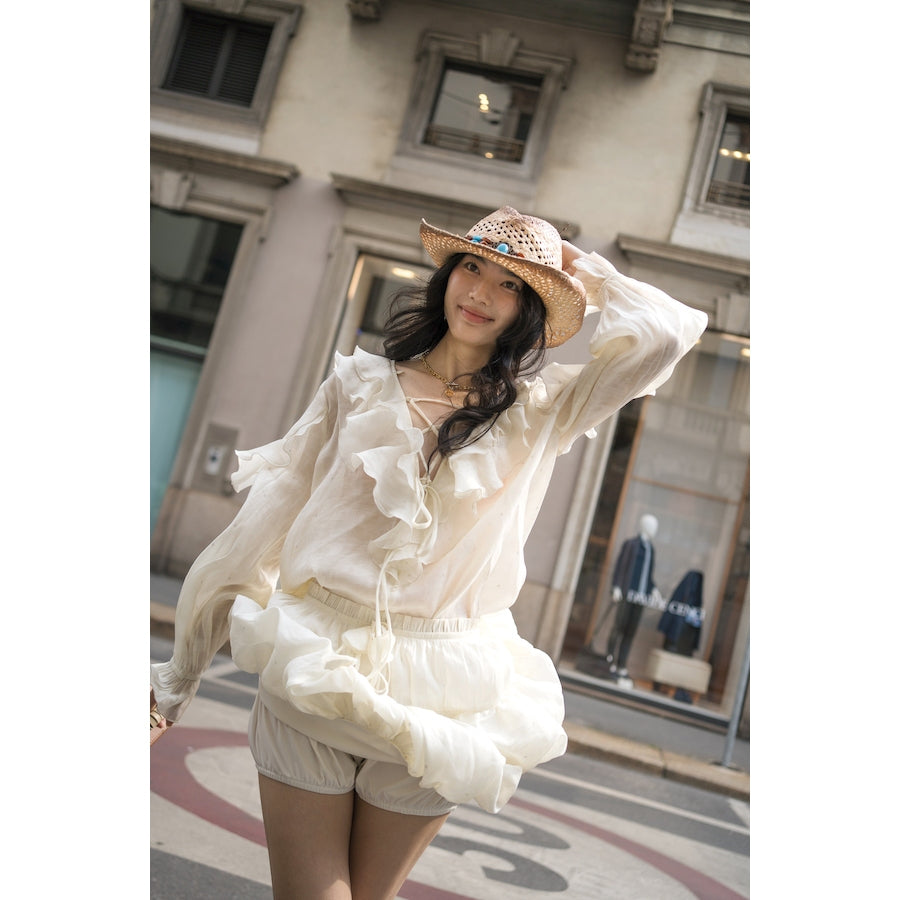 Como Lace Blouse