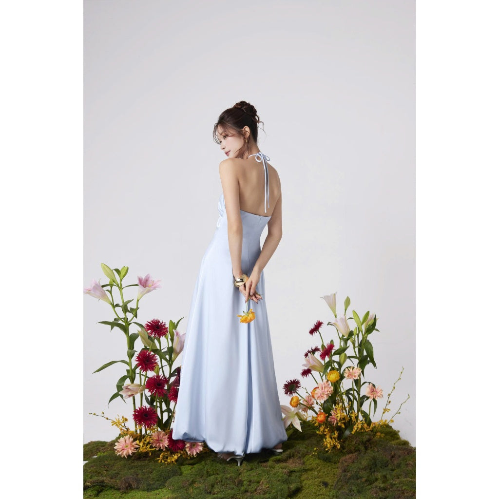 Quiero Halter Maxi Dress
