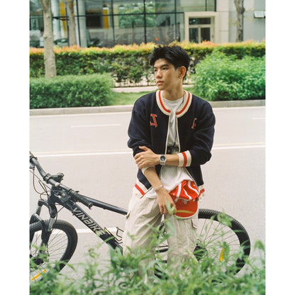 HOMELAND Zipper Knit Sweater