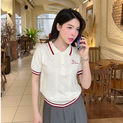 Diamond Knit Polo
