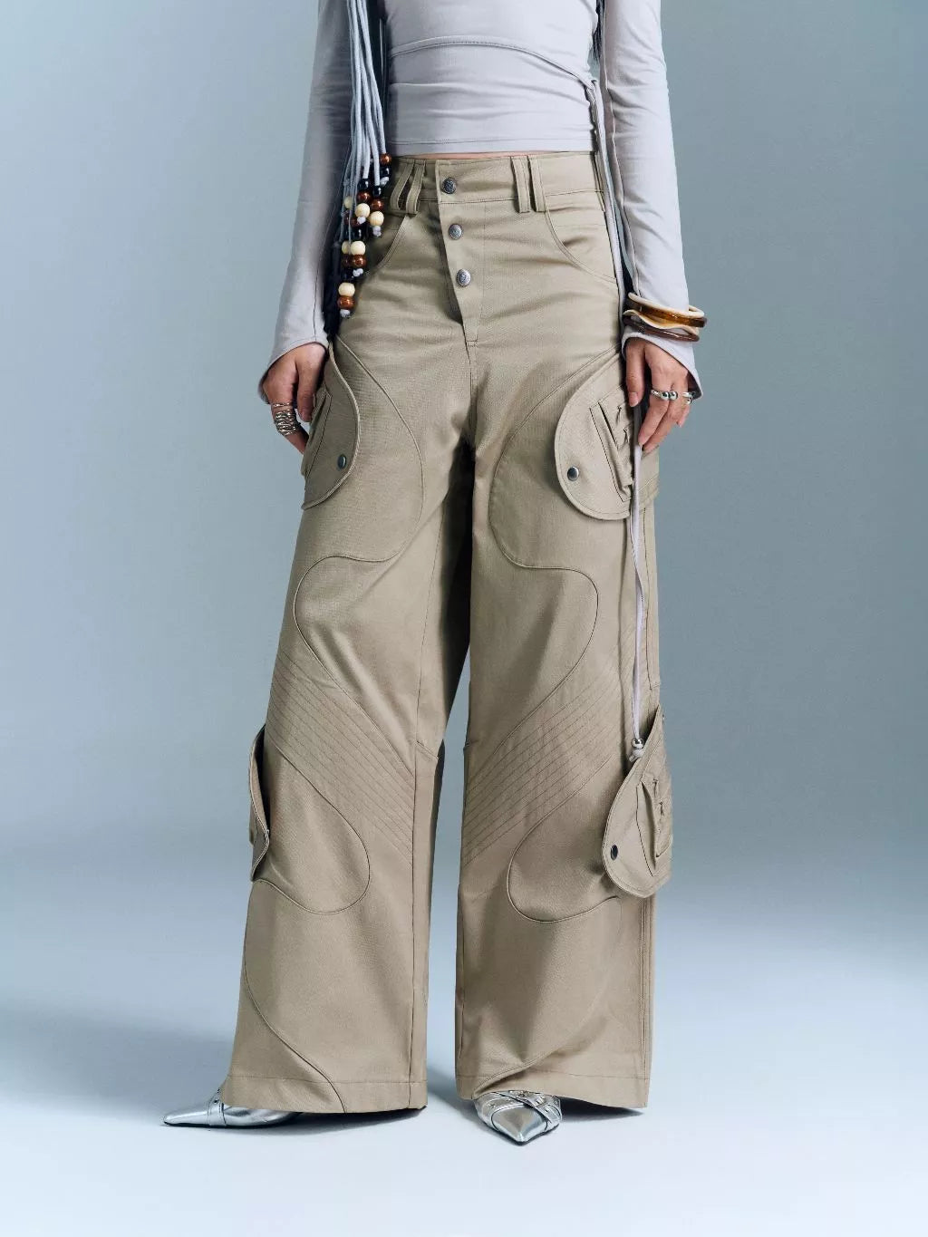 PAISLEY PANTS (BEIGE)