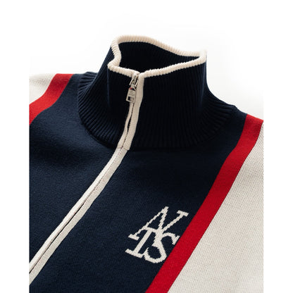Gentle League Knit Zip Jacket