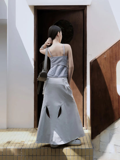 SEAGRAVE SKIRT (GRAY)