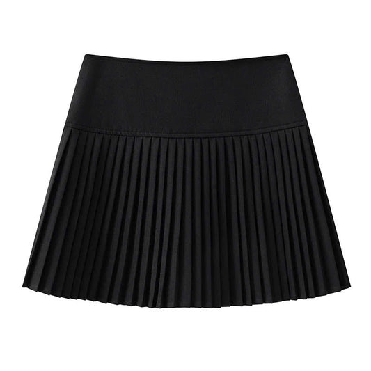 Gold Pleated Skirt