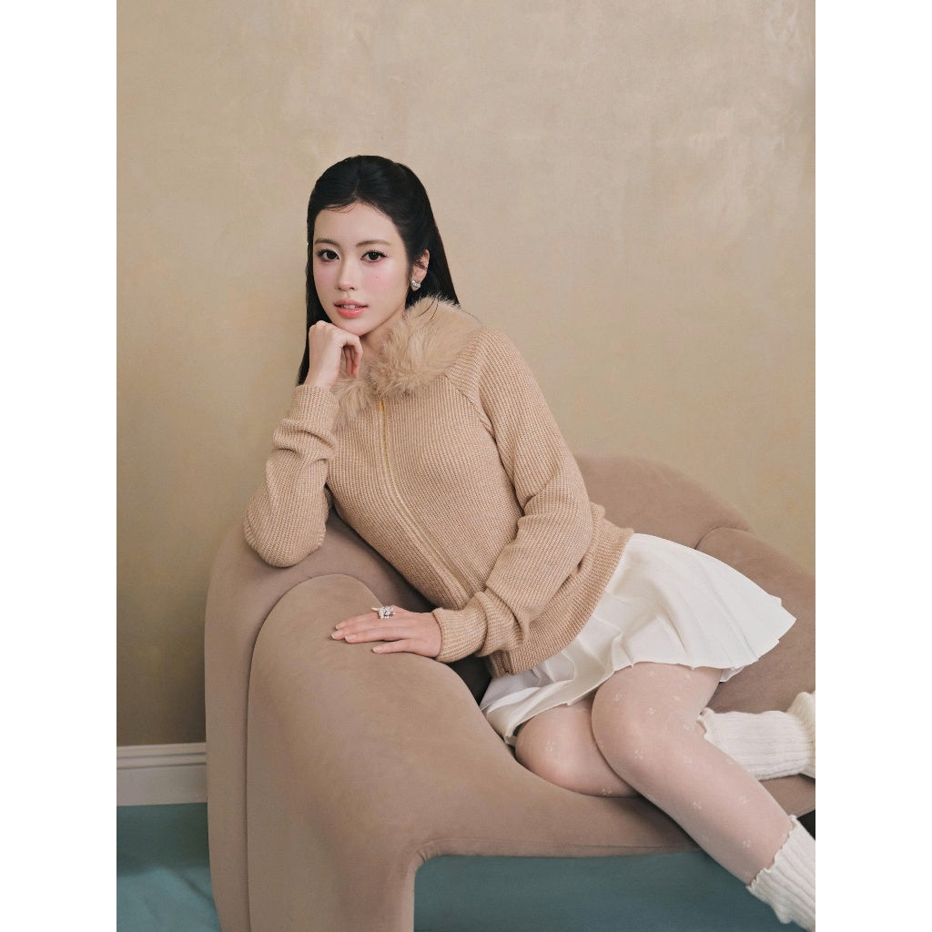 Phoebe Fur Cardigan