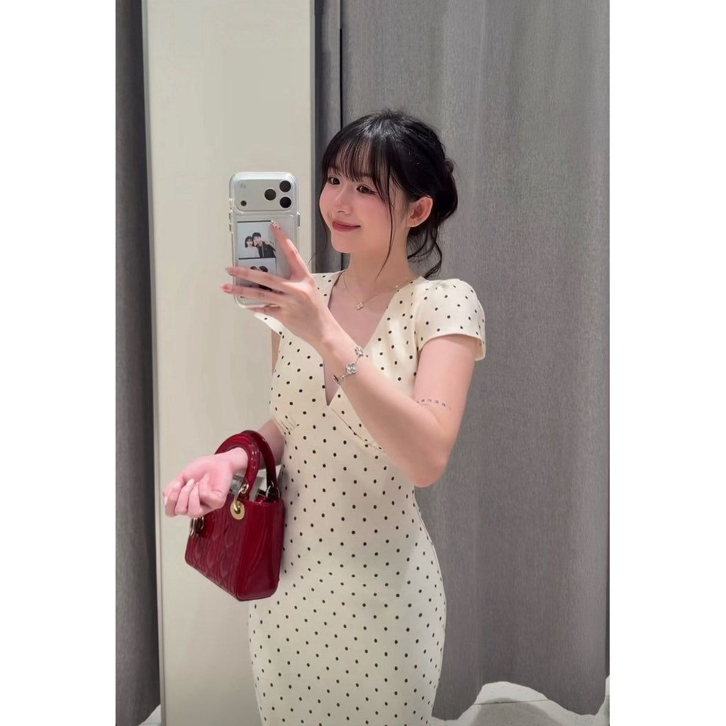 Polka Halter Dress