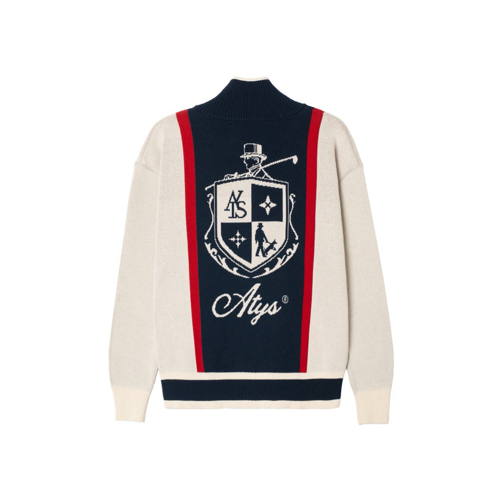 Gentle League Knit Zip Jacket